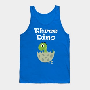 Boys Birthday Dinosaur Tank Top